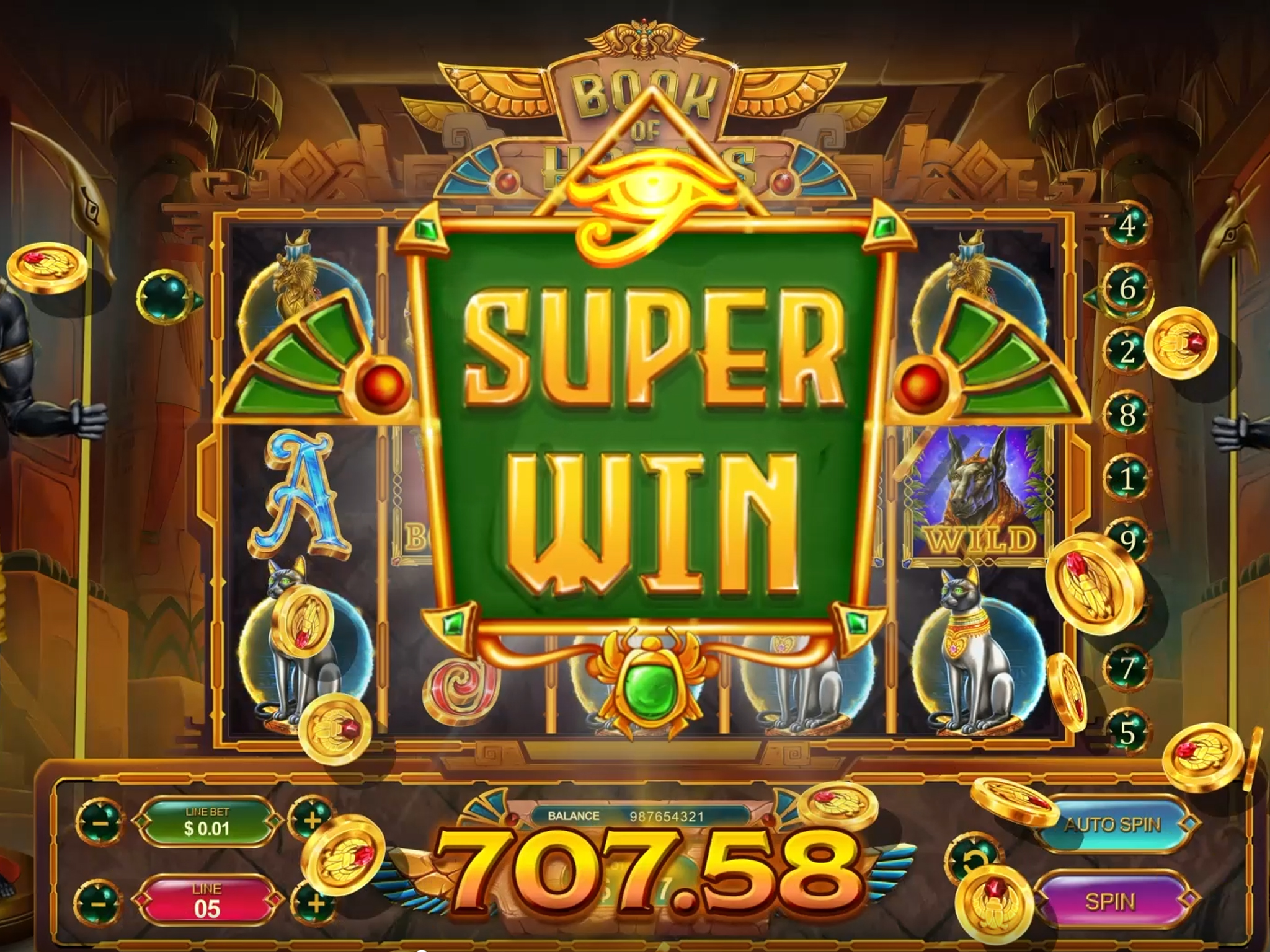 Book Of Horus Laptop Screen