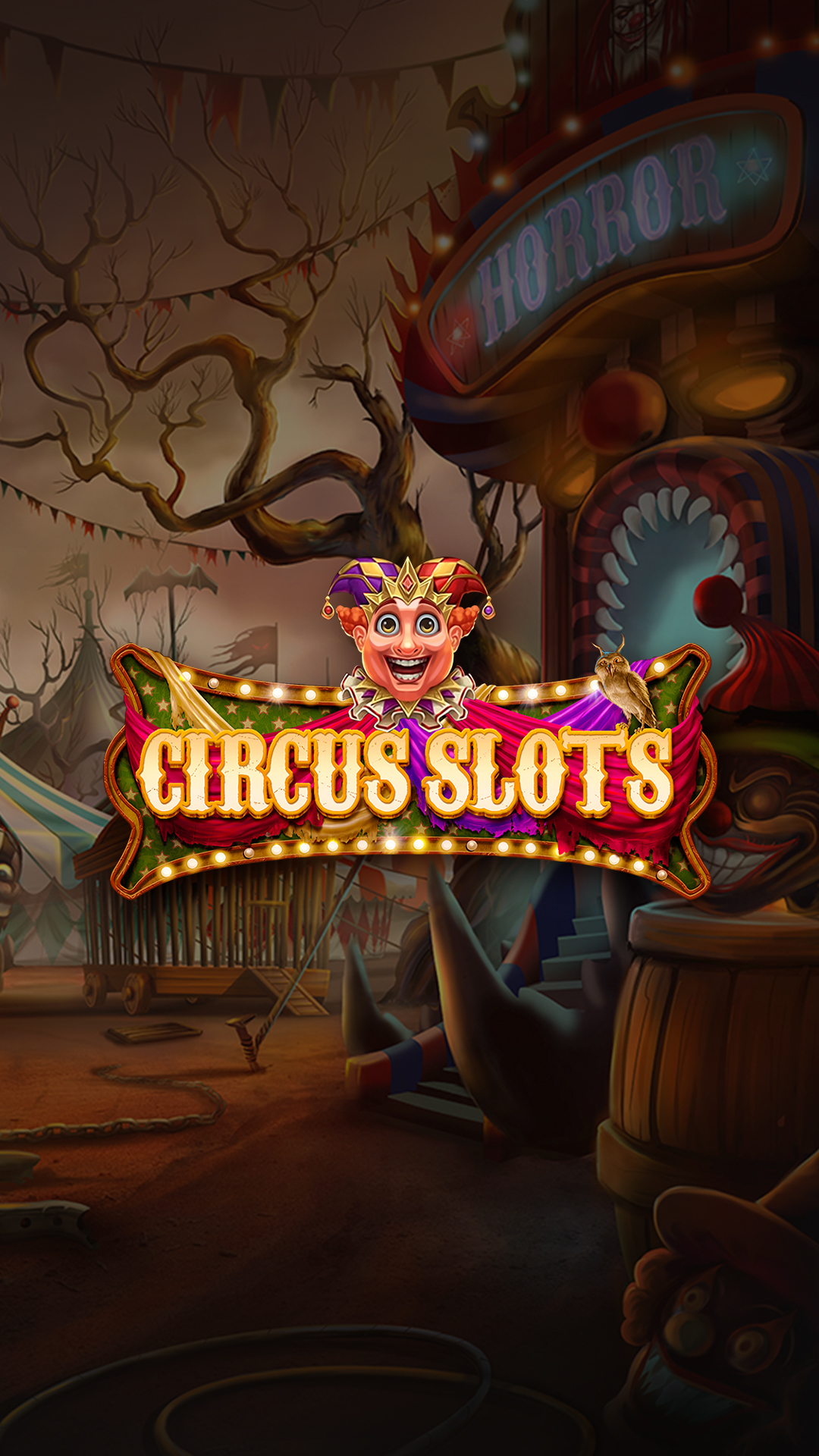 circus slot phone screen