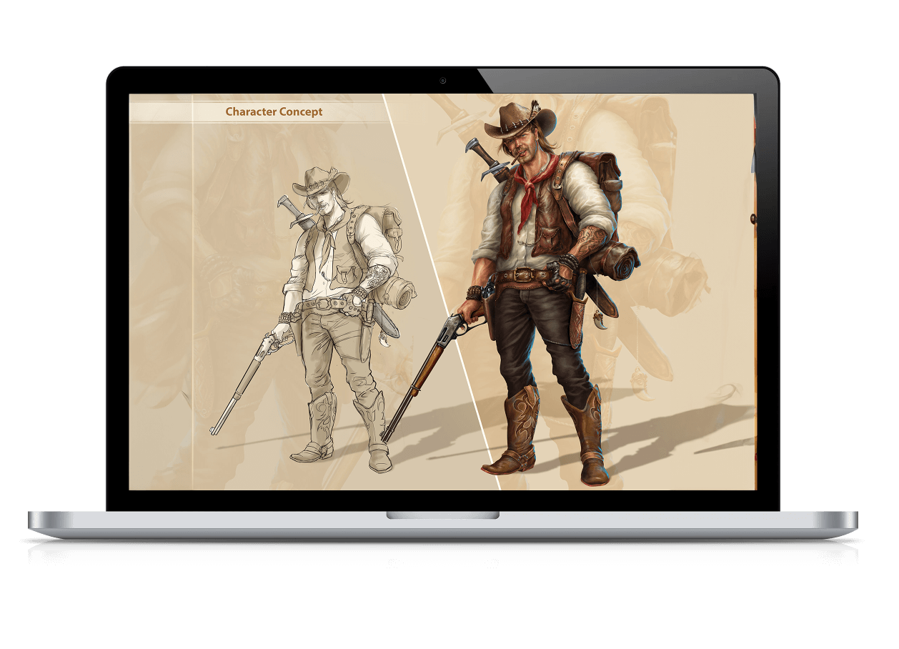 2D Artist Based Work - character concept Art