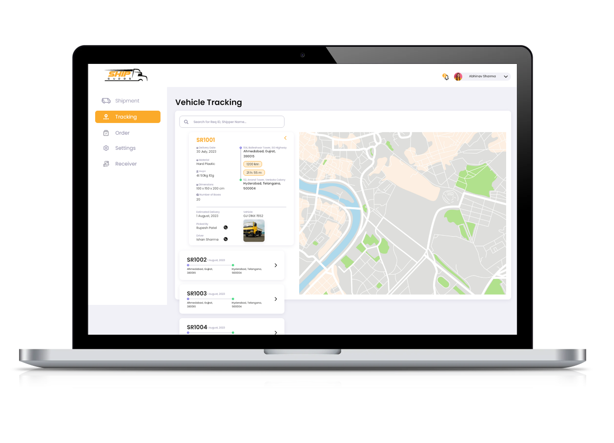 Vehicle Tracking App