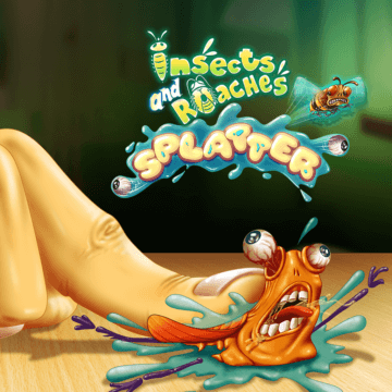 Insects and roaches splatter