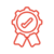 quality assurance red icon