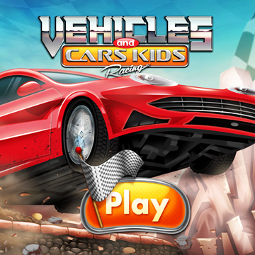Vehicles and Cars Kids Racing
